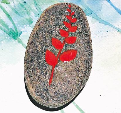 童繪遊樂場：樹葉石頭畫 繪出自然美