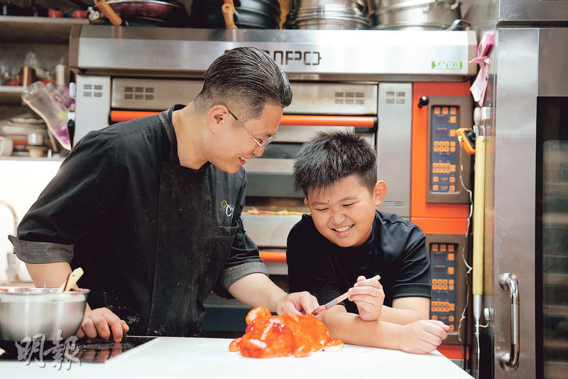 父親節快樂：人氣烘焙導師Chef Chu育兒哲學  教仔如下廚  發掘優點特質助成才